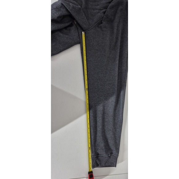Old‎ Navy Joggers Mens Large Gray Tapered Fleece Drawstring Elastic Waist Pants - Picture 8 of 9